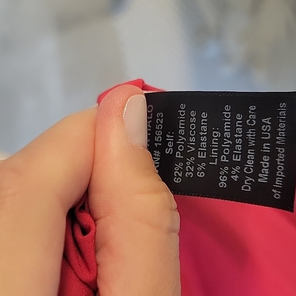 NWT Black Halo fuchsia pink lined sheath dress size 2 new - Picture 4 of 4